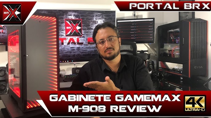 GABINETE GAMEMAX INFINIT RGB M908 - Evolutek Informática