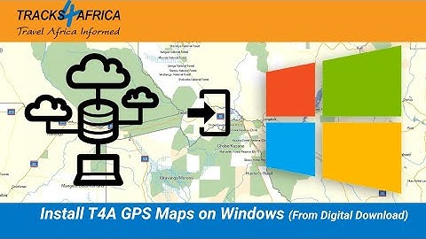 Install T4A Maps on Windows From a (Digital Download Link)