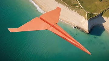 How to Fold a Supersonic Concord Paper Plane ✈️🚀: Easy Origami Concorde for Kids 7+
