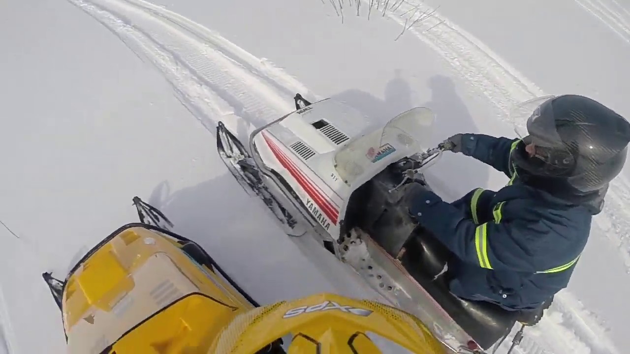 Bombardier tundra 250cc longtrack 1995 and 1980 yamaha enticer twin