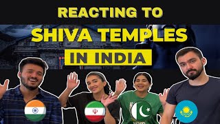 Indian TEMPLES REACTION | 10 Shiva Temples | Foreigners REACT