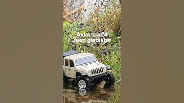 SCX24 Jeep Gladiator #rccrawler #rccar #rcoffroad #rctrail #jeep #scx24 #axial #jeepgladiator
