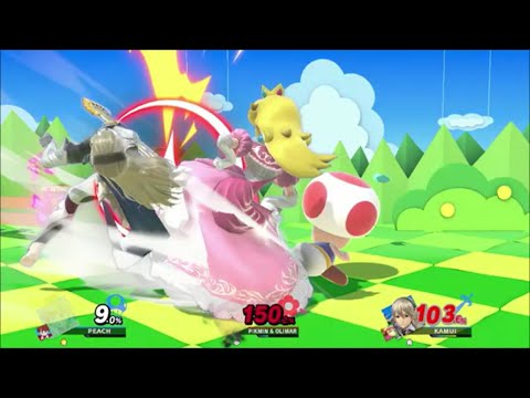 スマブラSP　ピーチ　反転状態　アピール