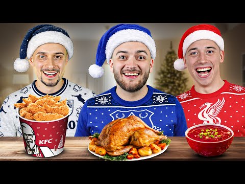 TRYING XMAS FOOD FROM AROUND THE WORLD!