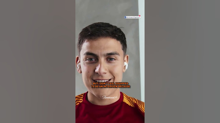 Paulo Dybala’s English is pretty solid! 👏