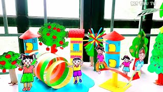 Khu Vui Chơi Của Chúng Em Mĩ Thuật lớp 3 / DIY TOYS / làm đồ chơi @BuiThuTV