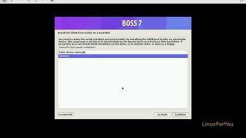 BOSS 7 Desktop installation