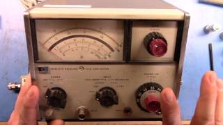 Measuring Return Loss and SWR with a HP 415E, HP 778D or HP 8470B