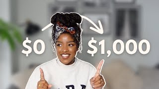 How to make $1,000 per month on social media [most efficient strategy!]