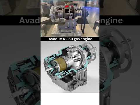 Gas Engine 3D Working Animation