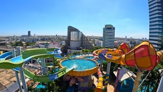 ALL Water Slides at Pororo Aqua Park Bangkok (Rooftop Waterpark)