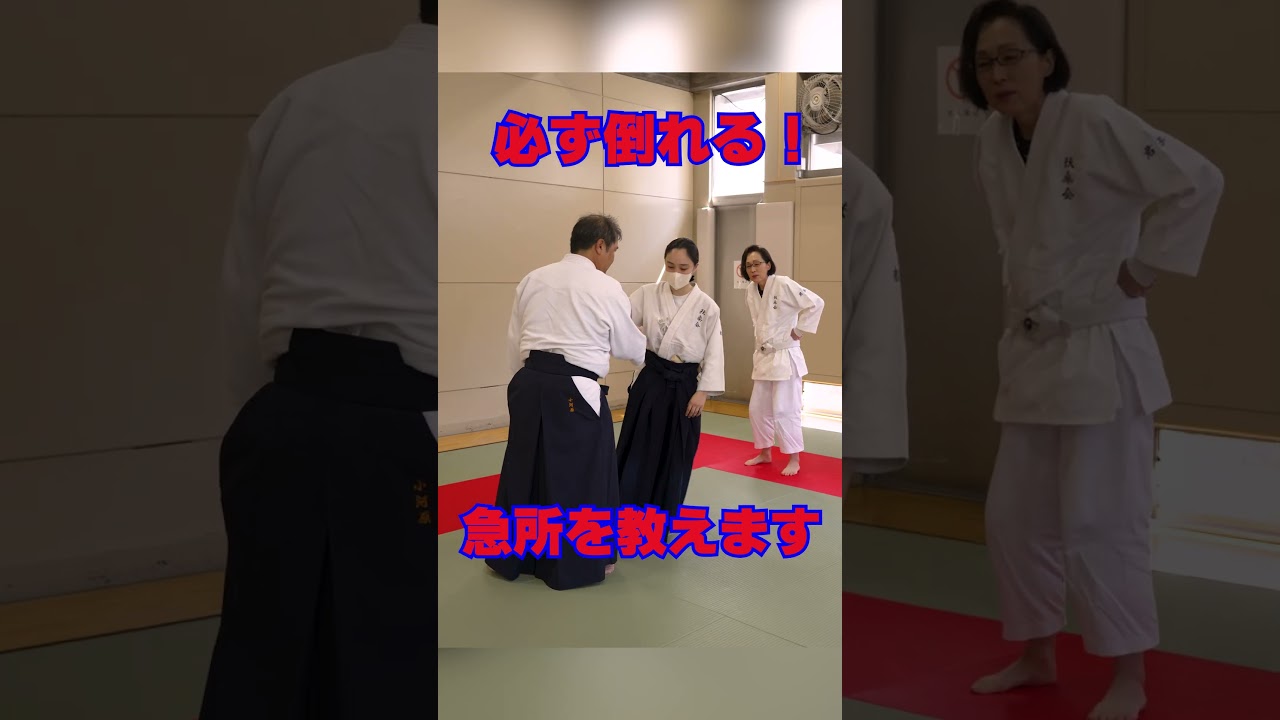 【秘伝の急所】なぜ倒れる？！力もスピードもいらない古武術のツボ　#martialarts #大東流合気柔術 #扶桑会 #合気道 #護身術 #aikido #daitoryu #karate