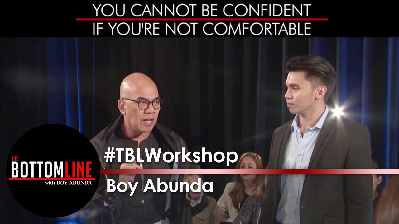 Boy Abunda urges aspiring public speakers to find their 'power pose' | The Bottomline
