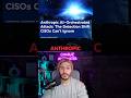 Anthropic Stopped a Cyber Attack Powered by Claude #Anthropic #Claude