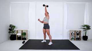One Dumbbell Burpee Snatch