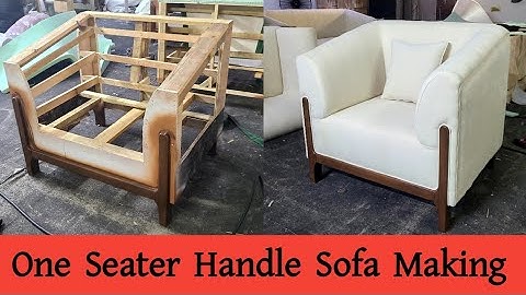 How To Make Arabian Style One Seater Handle Sofa Step By Step Process Forhad Furniture
