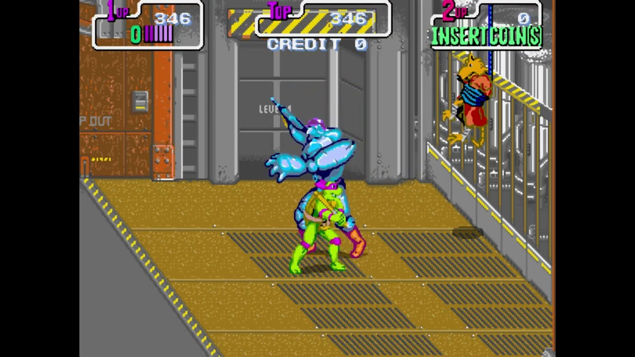 TMNT - Mame - Arcade - Konami - All Bosses and Final - No death - MrEmilio