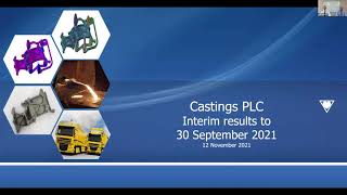 Castings plc Investor Webinar Sep 2021