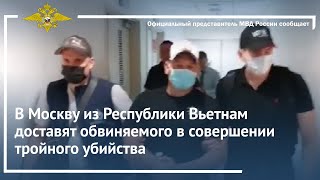 Ирина Волк: В Москву из Республики Вьетнам  доставят обвиняемого в совершении тройного убийства