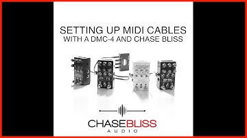 Connecting MIDI Cables With Chase Bliss Pedals And A DMC-4.