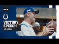 Coach Reich Victory Speech | Week 4 at Dolphins