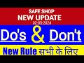       safe shop new update 2024  new rule 2024  mlm