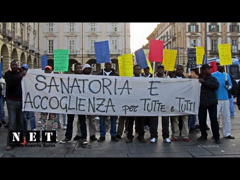 Manifestazione dei rifugiati a Torino 16 novembre 2011