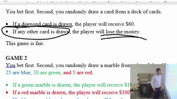 Mathematical Expectations Deck of cards