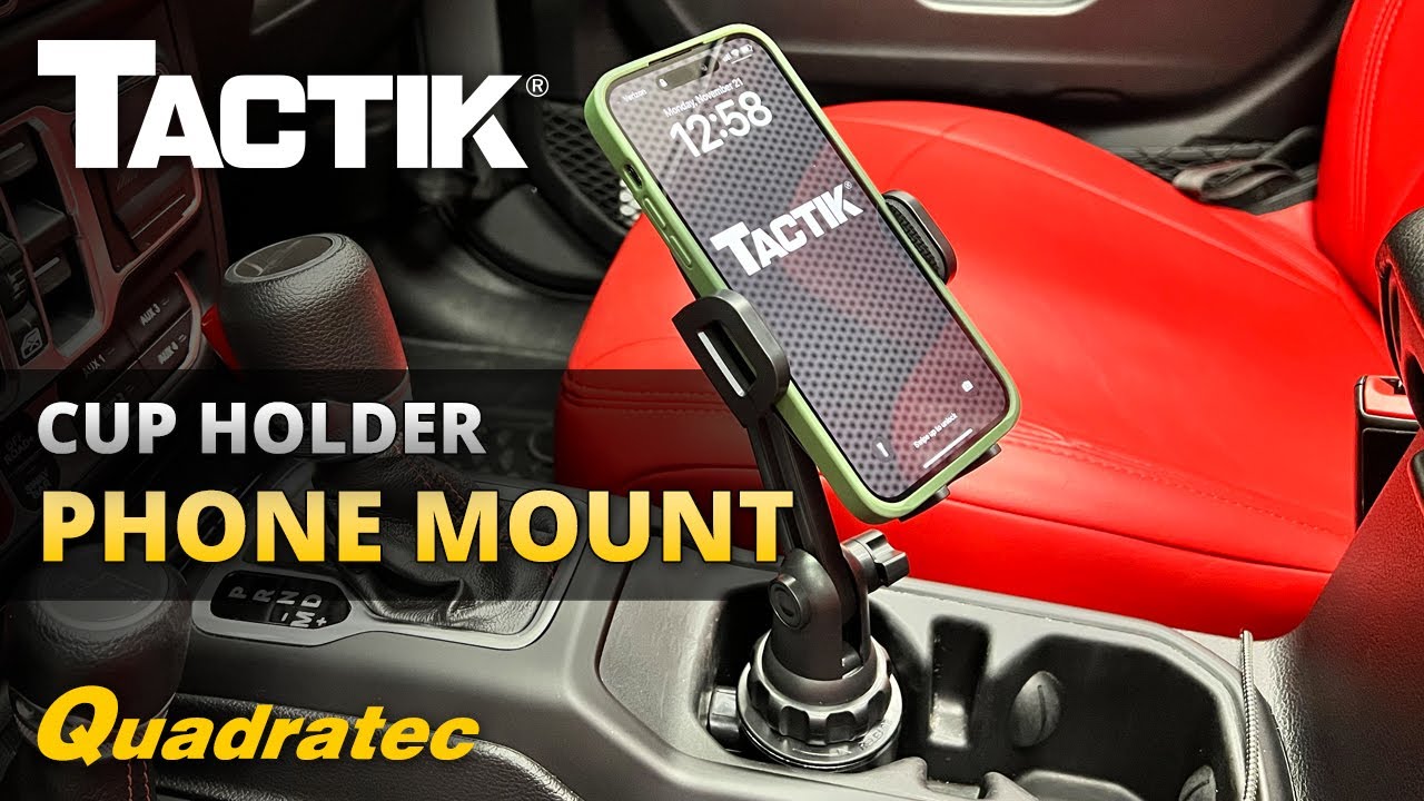TACTIK SLT-JK987 Universal Cup Holder Cell Phone Mount
