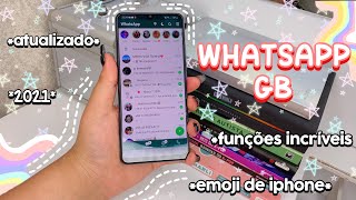Whatsapp GB atualizado 2021 com todas as funções incríveis - sem anúncio + anti deletar mensagem🍒🍄 screenshot 5