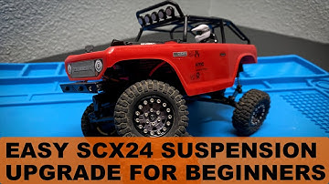 Easy SCX24 Suspension Upgrade For Beginners | Axial SCX24 Deadbolt EP.4
