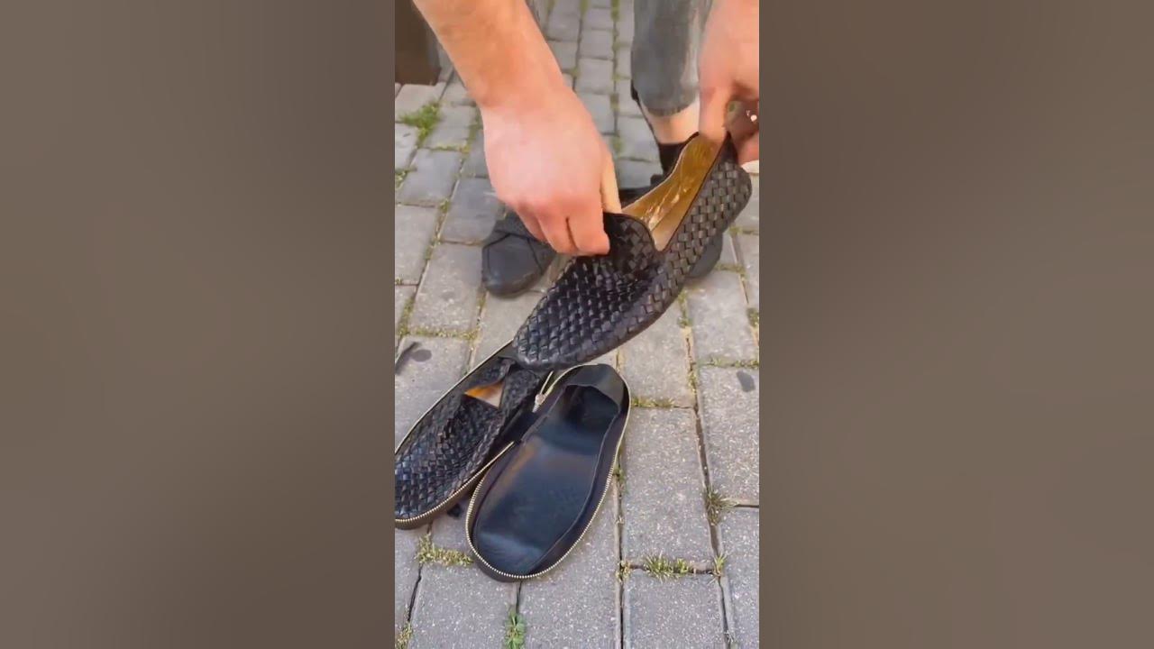 Product Link in Comments ️ Japanese Style Casual Leather Slipon Shoe