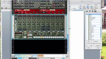 Live Sampling in Reason - Tutorial 2