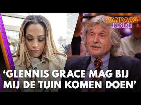 Johan over mogelijke taakstraf Glennis Grace: 'Ze mag bij mij de tuin komen doen' | VANDAAG INSIDE