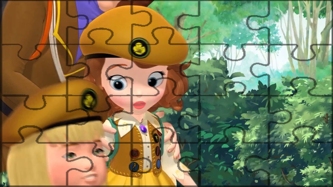 The Buttercups | Sofia The First | Puzzle Games for Kids - YouTube