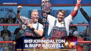 AND NEWWWWWW!!  Buff wins Tag Team Titles with Big John Dalton!