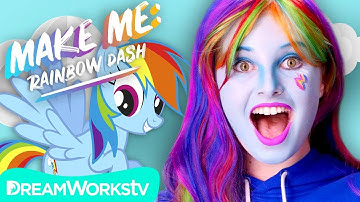 Rainbow Dash Makeup Tutorial (My Little Pony) | MAKE ME
