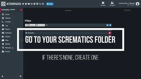 How to use WorldEdit schematics on your server | Aternos