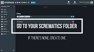 How to use WorldEdit schematics on your server | Aternos