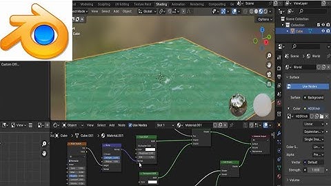 How to create realistic water in Blender easily.
