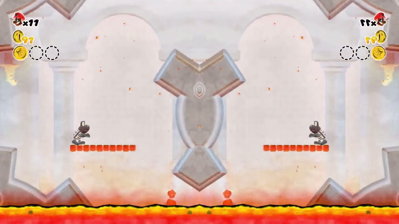 Mario falls down in the lava Csupo effects [Inspired by Pyramid Films 1978 effects]