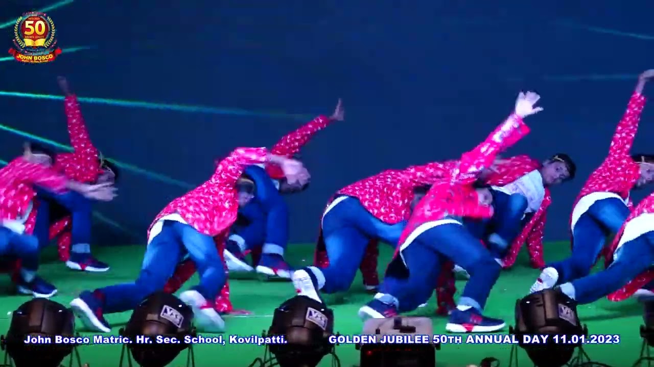 4th AND 5th STD BOYS DANCE - GOLDEN JUBILEE CELEBRATION - 50TH ANNUAL DAY 11-01-2023