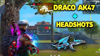 Munna Bhai + Draco Ak47 = OP Headshots | Free Fire Telugu | MBG ARMY