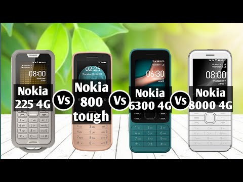 Nokia 225 4G Vs Nokia 800 Tough Vs Nokia 6300 4G Vs Nokia 8000 4G