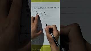 🔥 2 Menit Langsung Paham PENJUMLAHAN PECAHAN 💯 | Cara Cepat Tanpa Bingung!