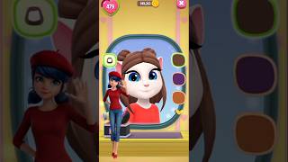 Marinette Dupain-Cheng Outfit ✨️🌹#mytalkingangela2 #cosplay #miraculous #ladybug #marinette #goviral