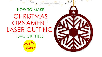 How to make Christmas ornaments with Cricut and Glowforge