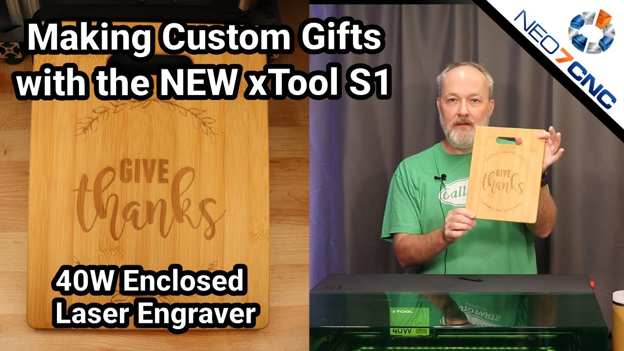 Making Custom Gifts With The NEW xTool S1 40W Enclosed Laser Engraver 