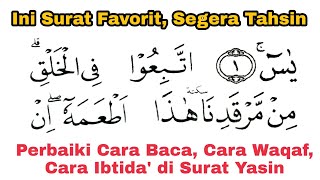 Yasin Lovers Must Know How to Waqf, How to Washal and How to Read the Yasin Letter