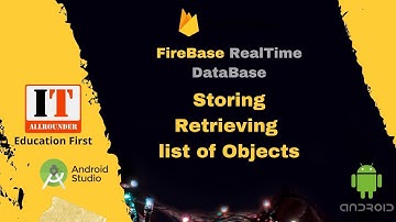 Firebase Realtime Database Object reading / writing Android Hindi / Urdu